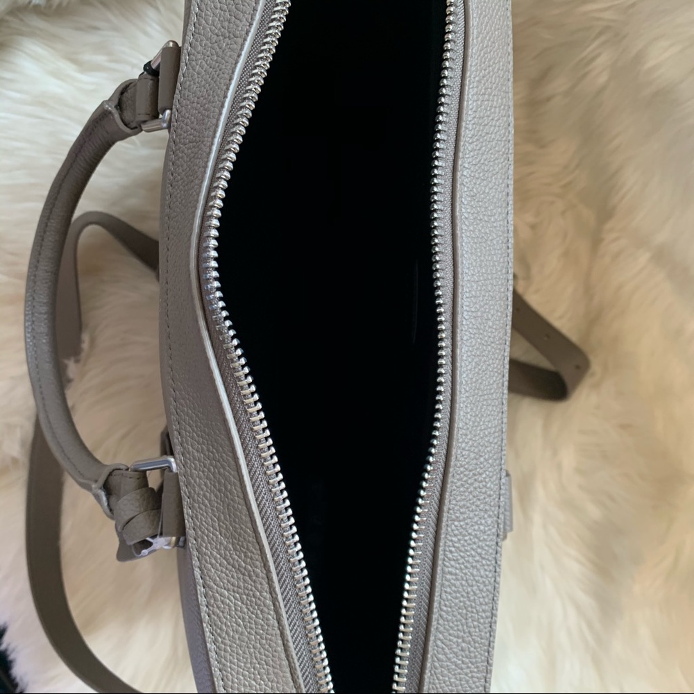 New! SANDRO Paris Pebbled Laptop Briefcase Bag - Picture 12 of 14